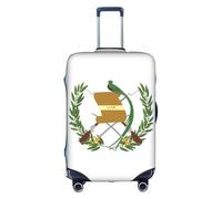 JZSTY Funda de maleta duradera y elegante con la bandera de Guatemala para viajes y negocios, resistente a los arañazos y al polvo, White, XL