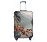 JZSTY Funda de maleta duradera y elegante para viajes y negocios, resistente a los arañazos y al polvo, White, XL