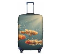 JZSTY Funda duradera y elegante para maleta de viaje y negocios, resistente a los arañazos y al polvo, White, L