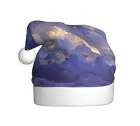 JZSTY Sombrero de Navidad versátil con exquisitas impresiones celestiales de brasas para Navidad, Año Nuevo, festivas, suministros de fiesta