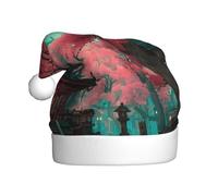 JZSTY Sombrero de Navidad versátil con exquisitas impresiones de Elysium para Navidad, Año Nuevo, festividades, fiestas, suministros