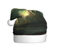 JZSTY Sombrero de Navidad versátil con exquisitas impresiones de flujo místico para Navidad, Año Nuevo, festivas, suministros de fiesta