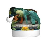 JZSTY Sombrero de Navidad versátil con exquisitas impresiones de susurros de bosque para Navidad, Año Nuevo, festivas, suministros de fiesta