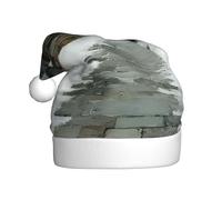 JZSTY Sombrero de Navidad versátil con exquisitas impresiones de susurros de congelado para Navidad, Año Nuevo, festivas, suministros de fiesta