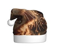 JZSTY Versátil sombrero de Navidad, exquisitos estampados de gatitos sorprendidos para Navidad, Año Nuevo, festivos, suministros de fiesta