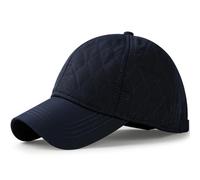 JZTDYPP Gorras De Hombre Gorra De Béisbol Gruesa Y Cálida De Invierno para Hombre, De Terciopelo, para Exteriores, Deportiva, con Orejeras, para Golf, Color Azul, 60-65 Cm