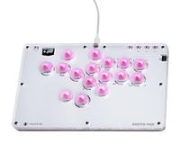 JZW-Shop Arcade Stick para PS4 /Switch/Steam Deck/PC/PS3, Mando Teclado Arcade óptico multibotón Fighting Game Street Fighter DIY Keyboard (T16-NEW)