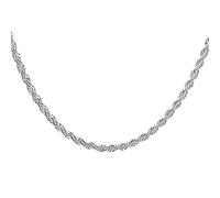 JZWCHQ 16/18/20/22/24 pulgadas 4 mm Collar de cadena de cuerda de cáñamo para mujer hombre encanto, 60cm