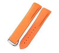 JZWCHQ 18 mm de 19 mm 20 mm 21 mm 22 mm Bandas de reloj de silicona de goma para Omega 300 Speedmaster Strap Brand Band Band Blue Black Orange