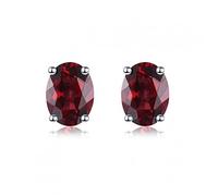 JZWCHQ 2.23ct Pendientes de amatista genuinos Joyas sólidas para mujeres Gemstone Jewelry