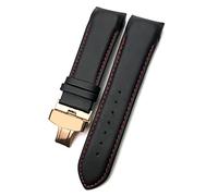 JZWCHQ 22 mm de 23 mm 24 mm Currucón curvo Fit para T035617 COWHIDE RELAVE CORRETA Pulseras de cierre de pulseras