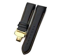 JZWCHQ 22 mm de 23 mm 24 mm Currucón curvo Fit para T035617 COWHIDE RELAVE CORRETA Pulseras de cierre de pulseras