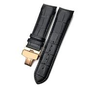 JZWCHQ 22 mm de 23 mm 24 mm Currucón curvo Fit para T035617 COWHIDE RELAVE CORRETA Pulseras de cierre de pulseras
