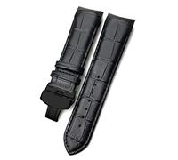 JZWCHQ 22 mm de 23 mm 24 mm Currucón curvo Fit para T035617 COWHIDE RELAVE CORRETA Pulseras de cierre de pulseras