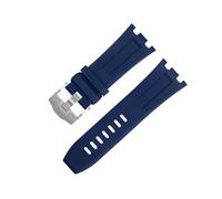 JZWCHQ 28 mm Nature Fluorine Accesorios de caucho suave Banda de reloj para correa AP para audemares y cinturón de piguet 15710/15703 no qucik liberación