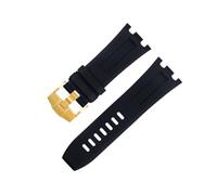 JZWCHQ 28 mm Nature Fluorine Accesorios de goma suave Banda de reloj para correa AP para audemarios y cinturón de piguet 15710/15703 no qucik liberación