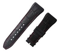 JZWCHQ 28 mm Nylon Cowhide Silicone Reloj Strapa Black Blue Pleging Buckle Watchband For Franck Muller Series Watch