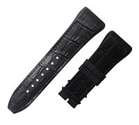JZWCHQ 28 mm Nylon Cowhide Silicone Reloj Strapa Black Blue Pleging Buckle Watchband For Franck Muller Series Watch