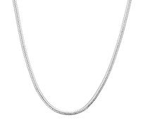 JZWCHQ 3.0mm 16/18/20/22/24 pulgadas Collar de cadena de serpiente para hombres Mujeres Joyería de boda Regalos, 40cm