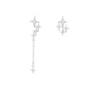 JZWCHQ 925 Arete de caída de árbol de Flores de Plata esterlina de Plata, aretes de Luna Natural Colgantes, Pendientes Colgantes de Gancho Boho, joyería para Mujeres Regalo