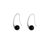 JZWCHQ 925 Arete de caída de lágrima de Plata esterlina, Pendientes de colgación de kyanite Natural, aretes Colgantes de Huggie Huggie para Mujeres Regalos