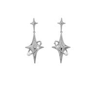 JZWCHQ 925 Pendimiento de caída de Cristal de Color Plateado de Plata esterlina, areneros de Arenisca Azul Natural Colgando, Pendientes Colgantes de Gancho de Lujo, Joyas para Mujeres niñas