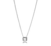 JZWCHQ 925 Sterling Silver 1: 1 Encanto Corazones de Collar Elegance Hearts of Winter