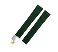 JZWCHQ Accesorios de banda de reloj de goma suave de 19 mm Fluorubber adecuado para correa para correa de cinturón 5067a-001