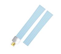 JZWCHQ Accesorios de banda de vigilancia de goma suave de 19 mm Fluorubber adecuado para correa para correa 5067a-001