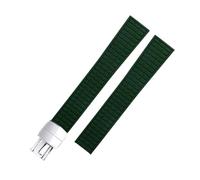 JZWCHQ Accesorios de banda de vigilancia de goma suave de 19 mm Fluorubber adecuado para correa para correa 5067a-001