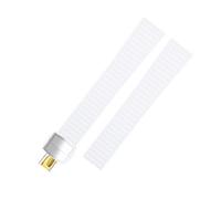 JZWCHQ Accesorios de banda de vigilancia de goma suave de 19 mm Fluorubber adecuado para correa para correa 5067a-001