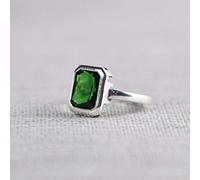 JZWCHQ Accesorios de Joyas para Mujeres Accesorios para Mujeres Anillo Abierto Vintage S925 Plata esterlina Jade Jade pulsador con incrustación Perla para el Tanque en Forma de Tanque Collar de