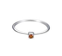 JZWCHQ Anillos de Moda para Mujeres, Anillos de Plata esterlina Compromiso Redondeado de circonía cúbica Anillo Delgado