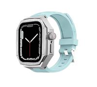 JZWCHQ Banda de goma Metal Metal Aley Acero inoxidable de acero inoxidable, para S10 46 mm de 42 mm Serie Modificación de modificación de modificación Strap Store Accesorios de la caja del reloj