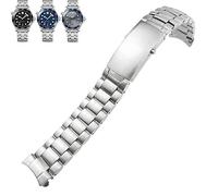 JZWCHQ Banda de reloj de acero inoxidable de 20 mm 22 mm 316L para Omega Seamaster 300m Speedmaster Planet Ocean 600 Reloj Correa de pulsera