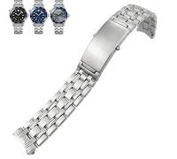 JZWCHQ Banda de reloj de acero inoxidable de 20 mm 22 mm 316L para Omega Seamaster 300m Speedmaster Planet Ocean 600 Reloj Correa de pulsera