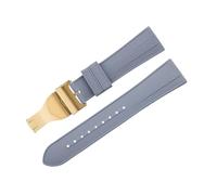 JZWCHQ Banda de reloj de fluoración suave 22 mm de 22 mm para correa de tudor M79360.M79363 Plegado inoxidable Hebilla Black Bay 1958 GMT 41 mm Pelagos