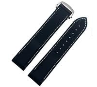 JZWCHQ Banda de reloj de silicona impermeable para la correa de Omega Comas Meidus Rudder Raver Correa 22 mm