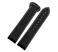 JZWCHQ Banda de reloj de silicona impermeable para la correa de Omega Comas Meidus Rudder Raver Correa 22 mm
