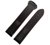 JZWCHQ Banda de reloj de silicona impermeable para la correa de Omega Comas Meidus Rudder Raver Correa 22 mm