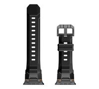 JZWCHQ Banda de reloj FKM ， para banda S10 46 mm 42 mm Ultra 49 mm 45 mm 44 mm Fluororubber Bandas de relojes impermeables