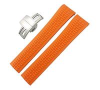JZWCHQ Banda de vigilancia de goma de 21 mm para Patek Aquanaut Philippe para PP 5164A 5167A Pulseros de correa de reloj de silicona impermeable
