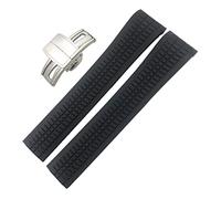 JZWCHQ Banda de vigilancia de goma de 21 mm para Patek Aquanaut Philippe para PP 5164A 5167A Pulseros de correa de reloj de silicona impermeable