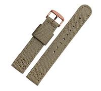 JZWCHQ Banda de vigilancia de lona de mezclilla para una pulsera de marca Strap deportiva al aire libre 18 mm 20 mm 22 mm