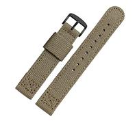 JZWCHQ Banda de vigilancia de lona de mezclilla para una pulsera de marca Strap deportiva al aire libre 18 mm 20 mm 22 mm