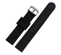 JZWCHQ Banda de vigilancia de lona de mezclilla para una pulsera de marca Strap deportiva al aire libre 18 mm 20 mm 22 mm