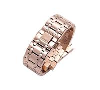 JZWCHQ Banda de vigilancia de marca de marca 28 mm Banda de reloj de acero inoxidable para Audemars y Piguet Strap Royal Oak Watchband para 15710 15703 Reloj Strap