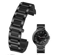 JZWCHQ Banda de vigilancia del extremo de Lug de acero inoxidable para W6920046 Ballon Bleu Serie Women Men Straps brazalete