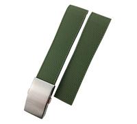 JZWCHQ Banda de vigilancia impermeable de 19 mm de 20 mm 21 mm de goma de silicona resistente al agua, para la conquista maestra hidroconquest l3 accesorios negros