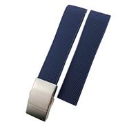 JZWCHQ Banda de vigilancia impermeable de 19 mm de 20 mm 21 mm de goma de silicona resistente al agua, para la conquista maestra hidroconquest l3 accesorios negros